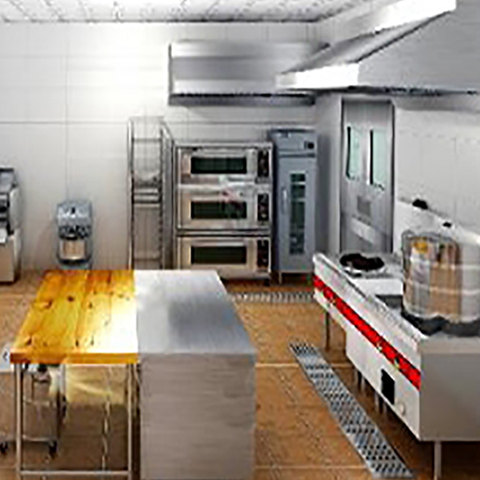 廚房設備3D效果圖