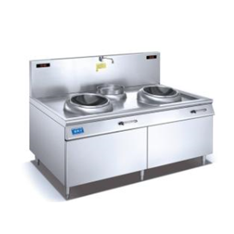 電磁雙炒單溫灶