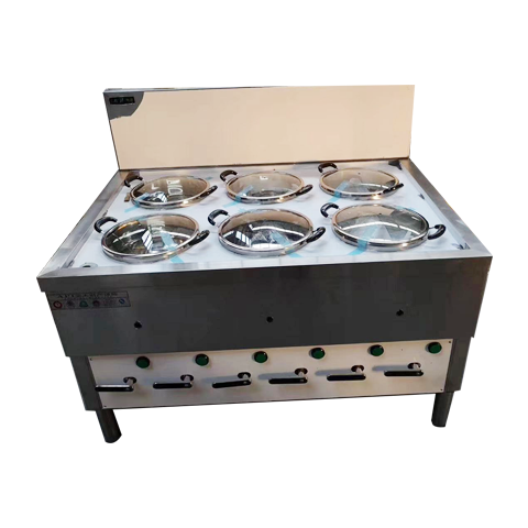 六頭燃氣水餃爐